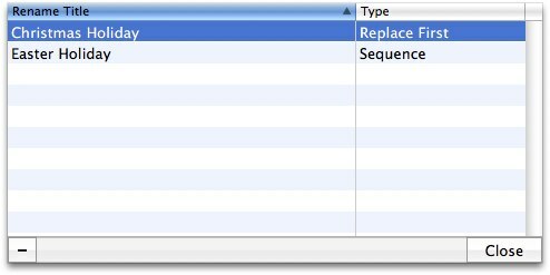 Batch Redenumește-ți fișierele cu ușurință - Stilul Mac (doar pentru Mac) 08 gestionează redenumirile