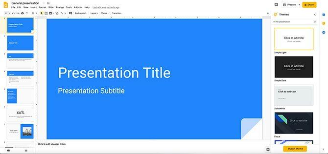 Cum să creezi un spațiu de lucru Google Slides Presentation