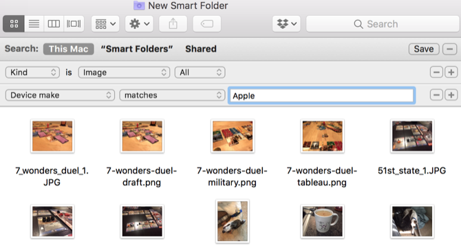 Mac iPhone Folder Smart Photos