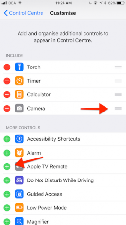 Personalizați Centrul de control iOS 11 5