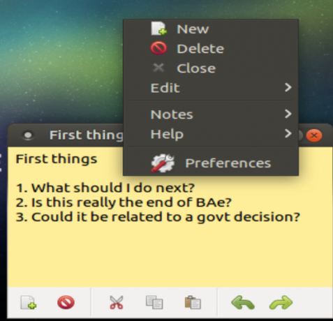 5 mici note adezive utile pentru Linux muo linux stickynotes xpad