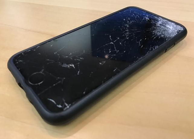 Ecran iPhone rupt