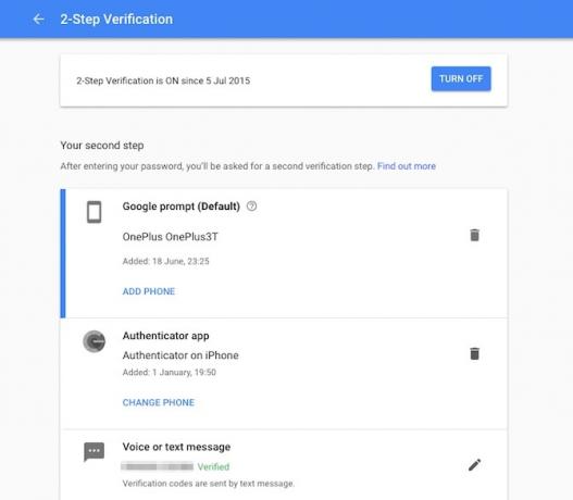 unitatea Google de backup pentru cloud de autentificare cu doi factori