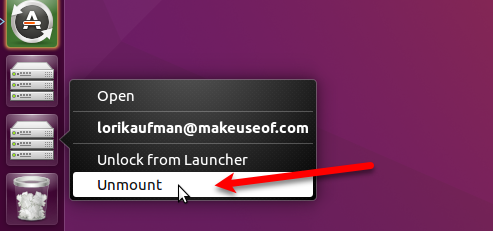 Dezmembrați Google Drive în Unity Launcher