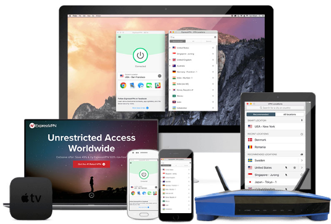 Obțineți o încercare gratuită cu ExpressVPN 