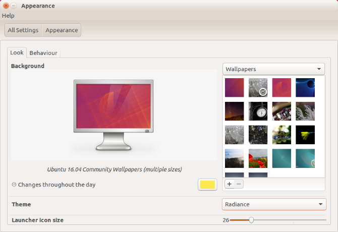 Setați un fundal de desktop nou în Ubuntu