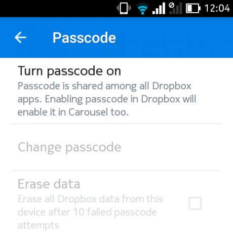 dropbox-parolă-Android