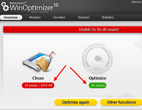 Curățați și optimizați computerul pentru o performanță mai bună cu WinOptimizer winoptimizer10