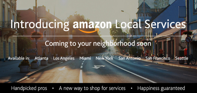 Amazonului locale-services-pagina de start