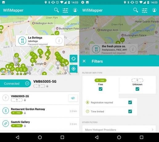 Îmbunătățește-ți semnalul Wi-Fi la domiciliu și afară cu aceste aplicații Android WifiMapper Screenshot One