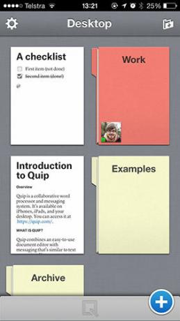 Quip: Un procesor de cuvânt colaborativ și mobil pentru primul iPhone pentru iOS și iPhone desktop
