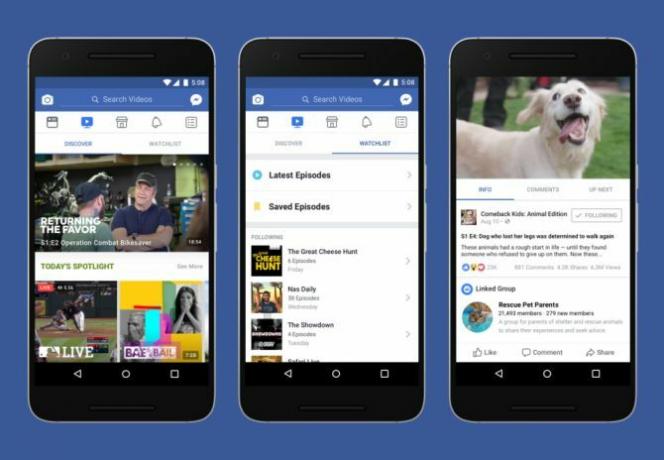 Noua filă Facebook Watch introduce programare originală pe telefoanele de vizionare facebook din SUA