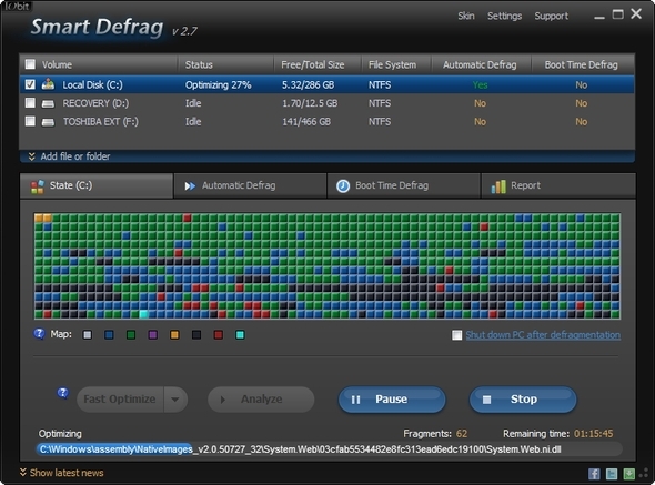 iobit defrag