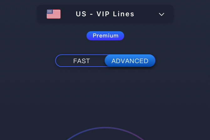 Alegeți rapid sau avansat în VPN Hotspot