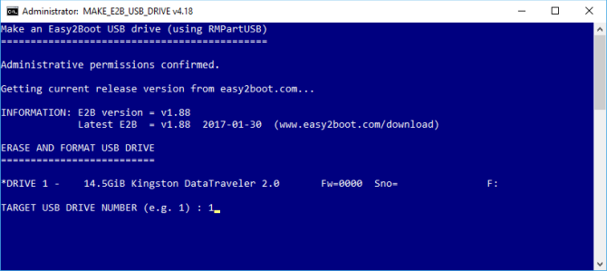 Cum să creați un USB multiboot bootabil pentru Windows și Linux Easy2Boot USB Creator