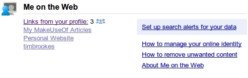 Google adaugă „Me On The Web” la tabloul de bord [Știri] google meontheweb
