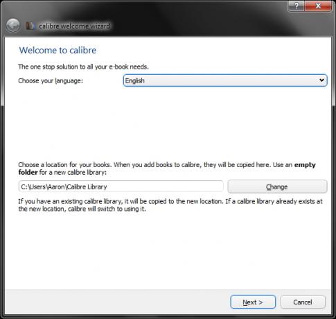 Calibru: Hands-Down, Cel mai bun administrator de eBook-uri disponibil Caliber Welcome Library