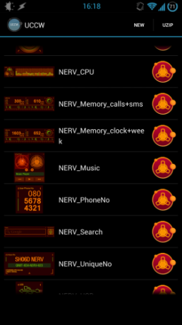 Creați ecranul principal al viselor dvs. cu widgetul UCCW super personalizabil [Android] uccw 10