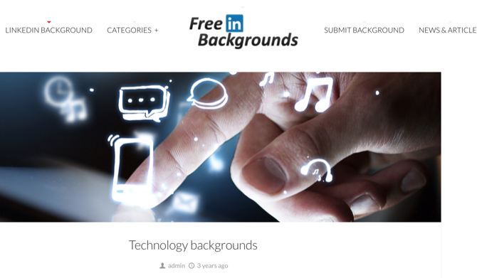 Categoria tehnologie FreeLinkedInBackgrounds