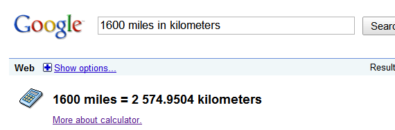 google ca un calculator