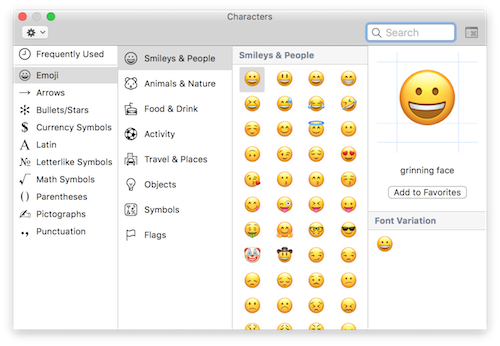 selector de emoji mac 3