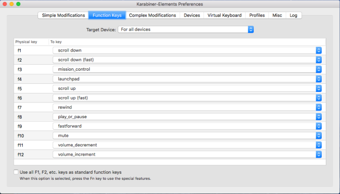 Karabiner elements Mac app