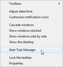 Deschide Task Manager