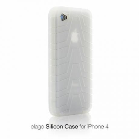 Carcasă din silicon Elago Tire Tread pentru iPhone 4 Review și Giveaway elagotirewhite