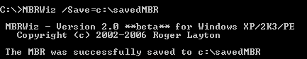 Salvați, restaurați, reparați un MBR rupt cu ajutorul MBRWizard [Windows] savembr