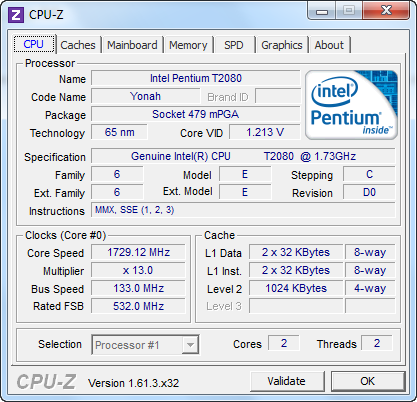 specificațiile computerului