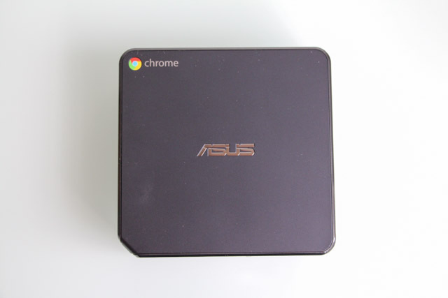 Chromebox - partea de sus