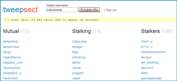 verificare stalker twitter