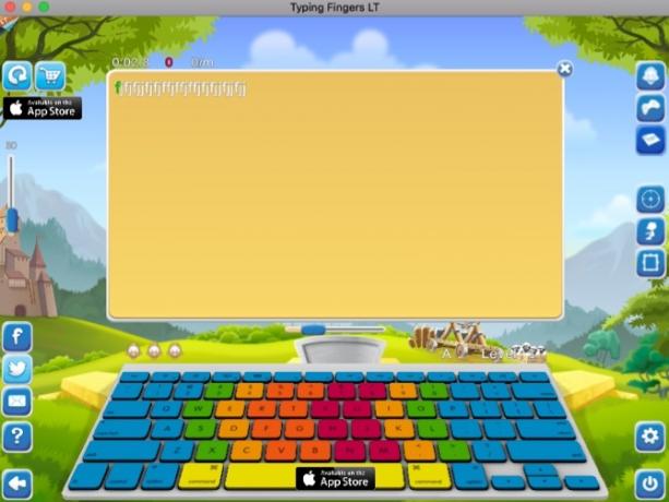 Typing Fingers LT Typing App pentru Mac