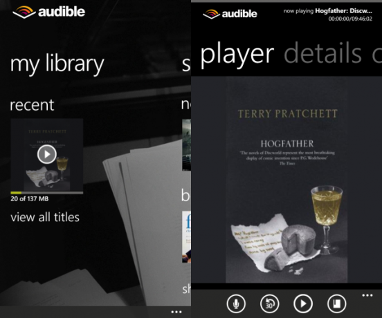 Muo-WindowsPhone-Audacity-bibliotecă-player