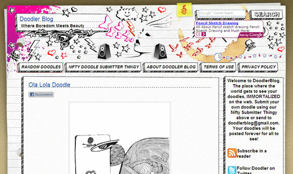 site-uri web de doodling