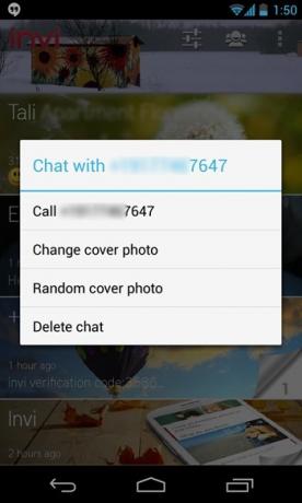 Obosit de aplicații de IM plictisitoare? Invi este o aplicație frumoasă și plină de caracteristici pe care trebuie să o încercați [Android 2.3+] invi 6
