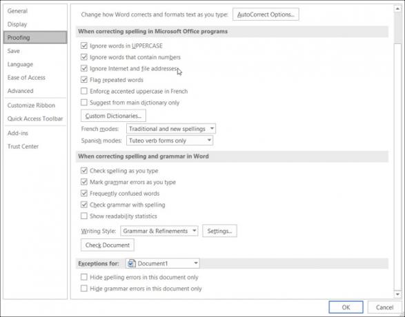 Setări de verificare Windows