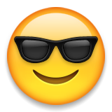 Emoticon cool emoji