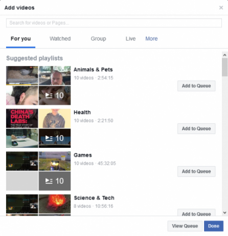 Facebook Watch Party adaugă videoclipuri