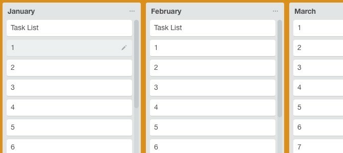 Jurnalul lunar Trello Bullet Journal