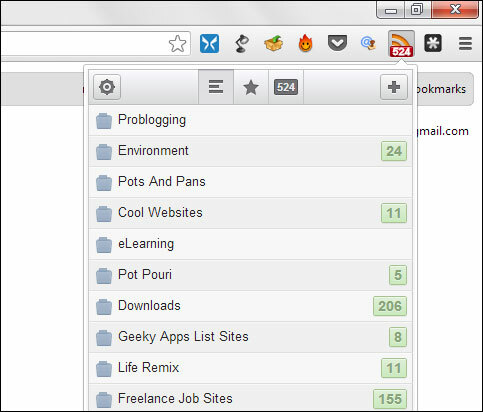 Cititor local - 6 extensii RSS excelente pentru extensia Chrome rss Chrome06