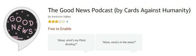 Podcast-ul Good News pentru podcast-uri cu ecou amazon