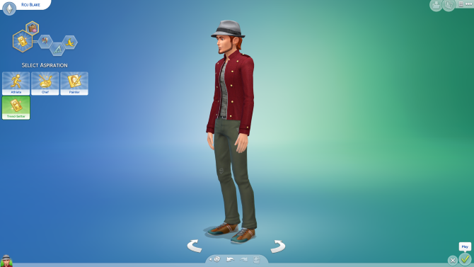 Instrumentul Create-a-Sim din The Sims 4