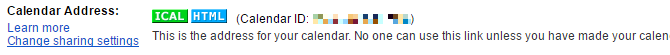 Cum se integrează Google Calendar în Thunderbird Google Calendar Adresa ICAL 670x55