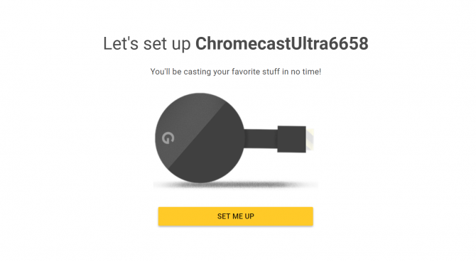 instalarea unui cromecast ultra