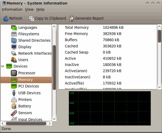 Cum să obțineți informații detaliate și memorie de sistem Linux