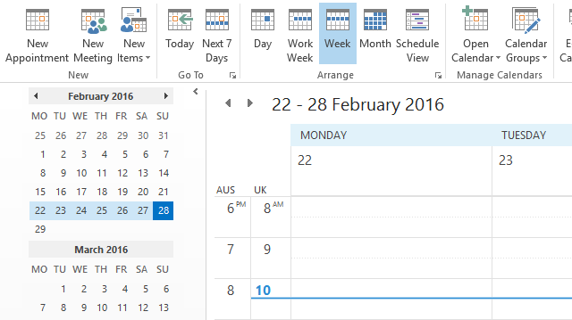 perspectivele orarului calendaristic