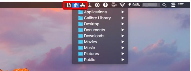 aplicații xmenu-Mac Menu Bar