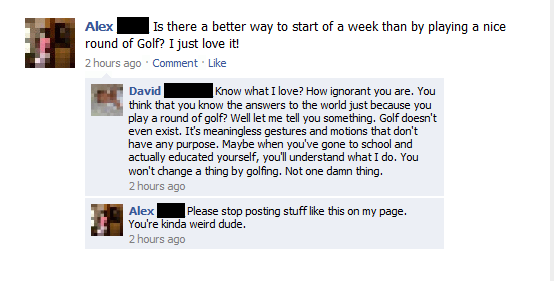 golf ignorant