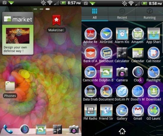 jelly bean Android theme